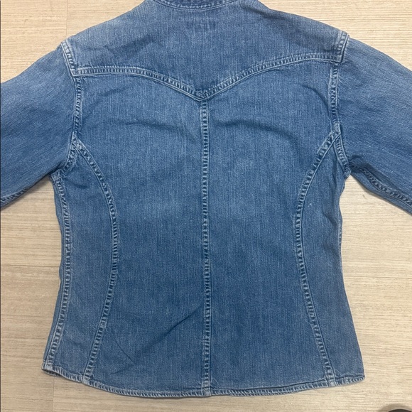 Banana Republic Denim Shirt Size 6 - Picture 6 of 6